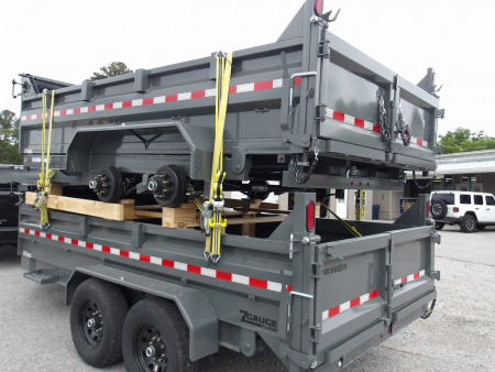 New 2025 Sure-Trac STBTL8214 Dump Trailer