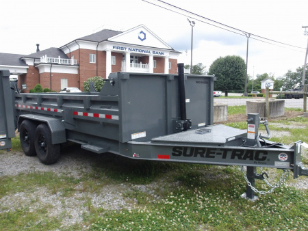 New 2025 Sure-Trac STBTL8214 Dump Trailer