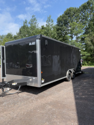 New 2026 CAR MATE TRAILERS 8x20 6'6  Interior Height Car / Racing Trailer