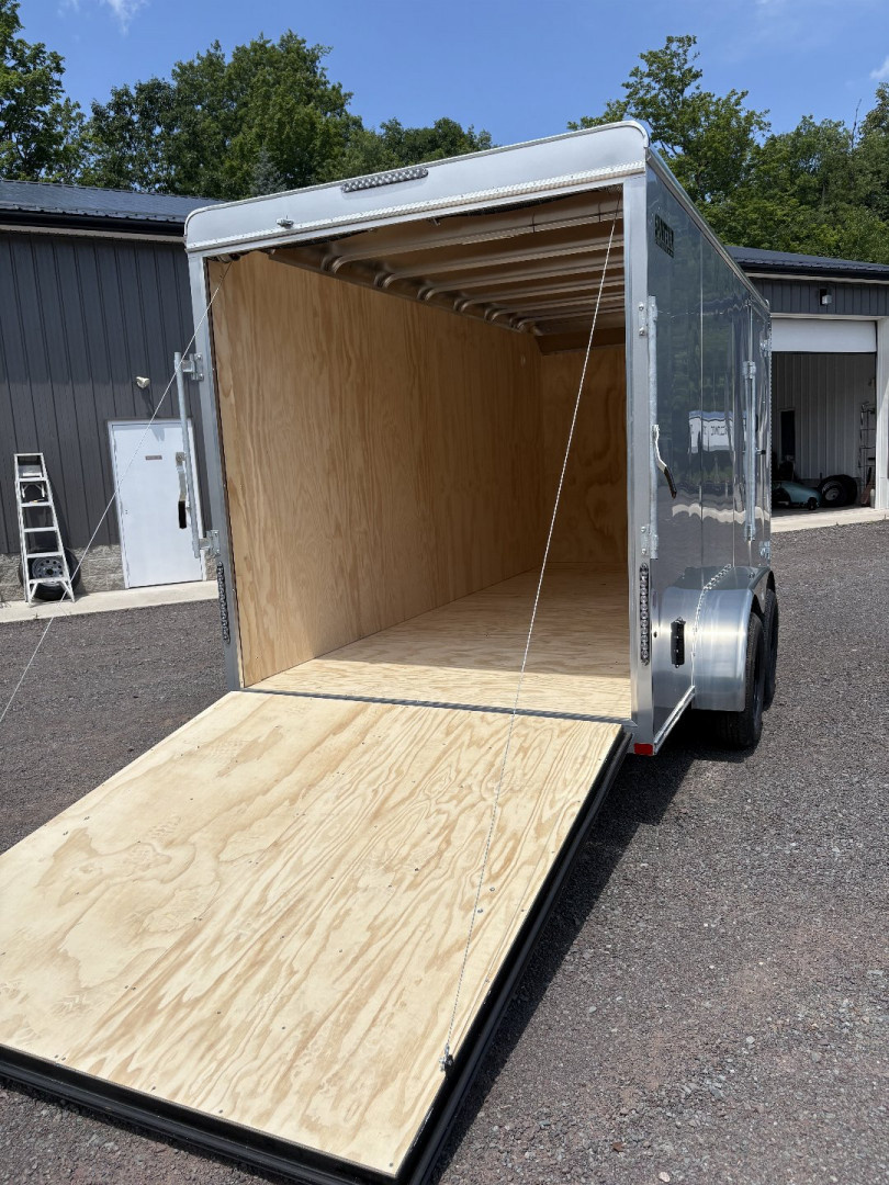 New 2025 CAR MATE TRAILERS 7x16 7K 7' Interior Cargo / Enclosed Trailer with Ramp Door