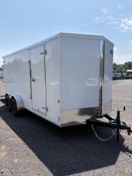 New 2025 Car Mate Trailers 7x16 V Sport 7K 6'6  Interior Height Cargo / Enclosed Trailer