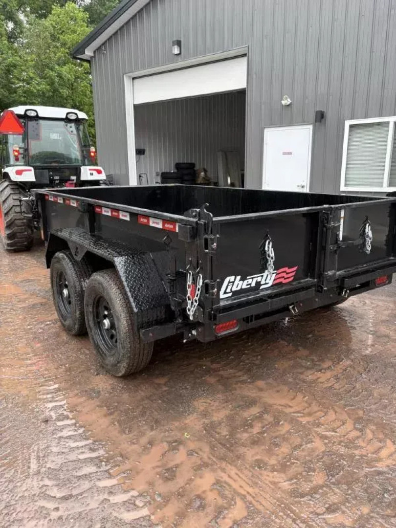 New 2025 Liberty6x10 10K Dump Trailer with Combo Gate & Ramps