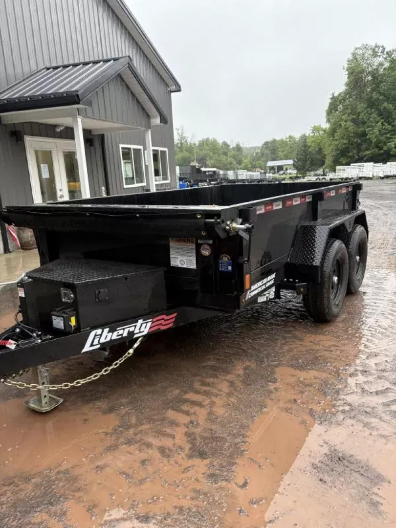 New 2025 Liberty6x10 10K Dump Trailer with Combo Gate & Ramps