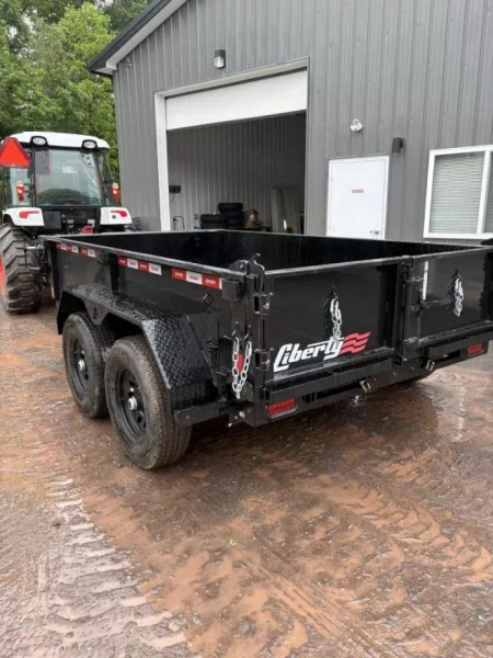 New 2025 Liberty6x10 10K Dump Trailer with Combo Gate & Ramps
