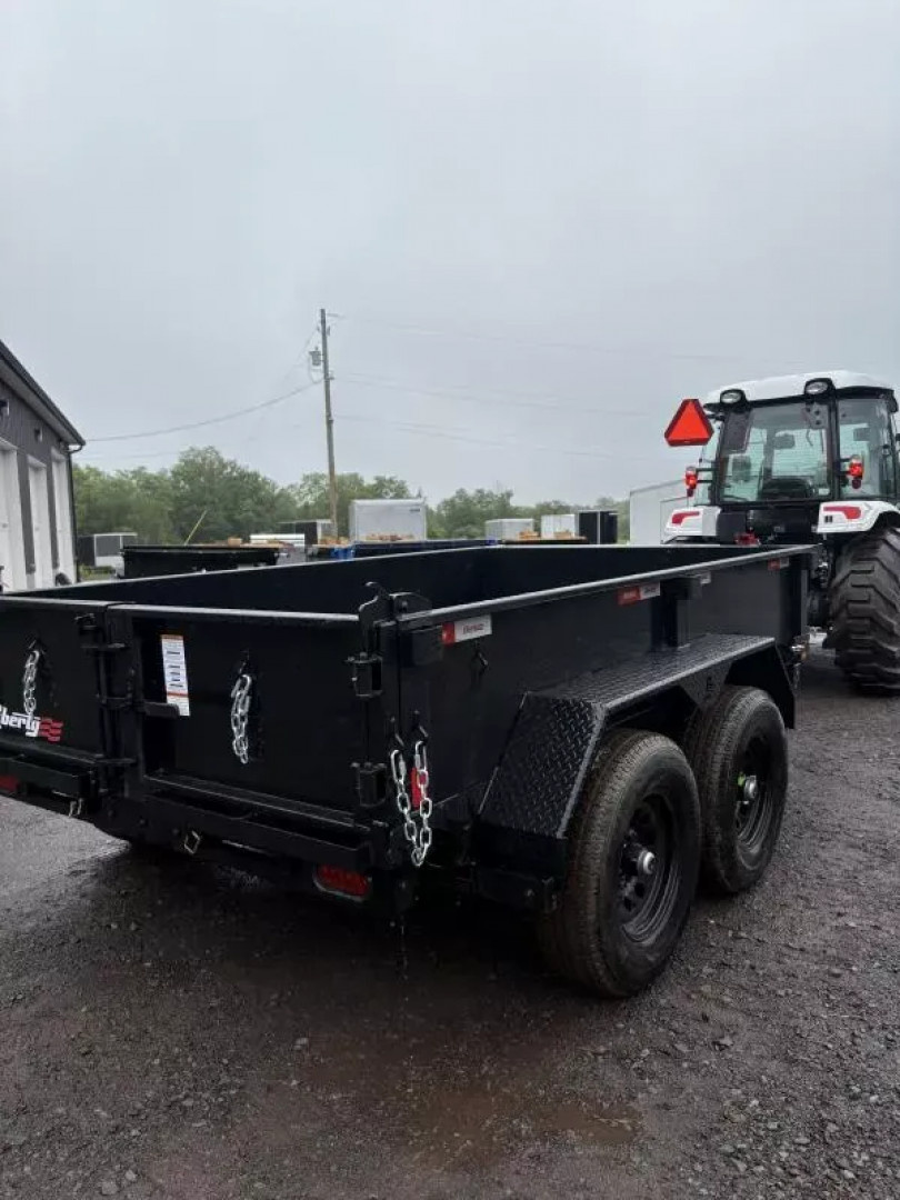 New 2025 Liberty6x10 10K Dump Trailer with Combo Gate & Ramps
