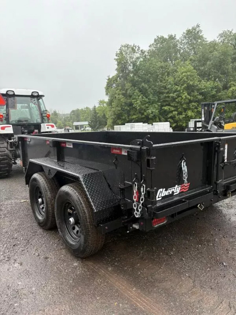 New 2025 Liberty6x10 10K Dump Trailer with Combo Gate & Ramps