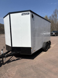 New 2025 Haulmark 7x14 7K 7' Interior Height Passport Deluxe Cargo / Enclosed Trailer