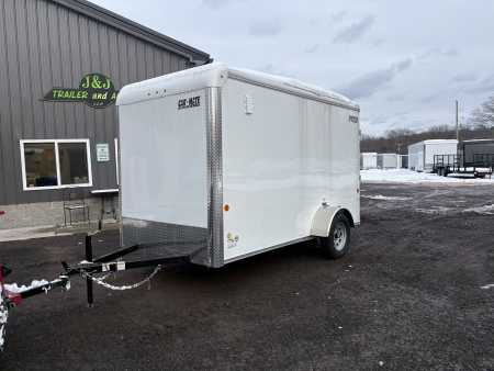 New 2025 Car Mate Trailers 6x12 6'6  Interior Height Sportster Cargo / Enclosed Trailer w/Ramp Door