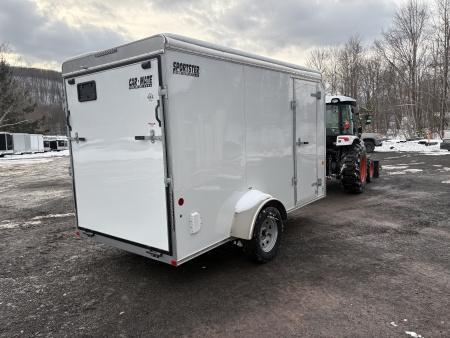 New 2025 Car Mate Trailers 6x12 6'6" Interior Height Sportster Cargo / Enclosed Trailer w/Ramp Door