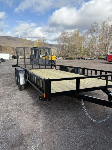New 2025 Car Mate Trailers 7K 6.5x16 with Side and Rear Loading Utility Trailer