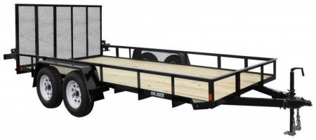 New 2025 Car Mate Trailers 7K 6.5x16 with Side and Rear Loading Utility Trailer