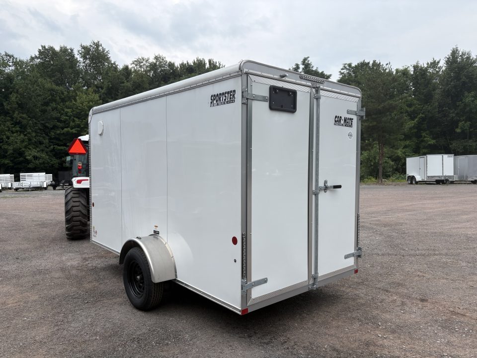New 2025 Car Mate Trailers 6x12 6'6" interior height Sportster Cargo / Enclosed Trailer with Double Doors