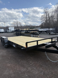 New 2025 Car Mate Trailers 18' 7K Wood Deck Car Hauler