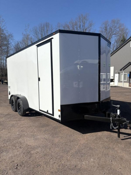 New 2025 Haulmark 7x16 7' Interior Passport Deluxe Cargo / Enclosed Trailer
