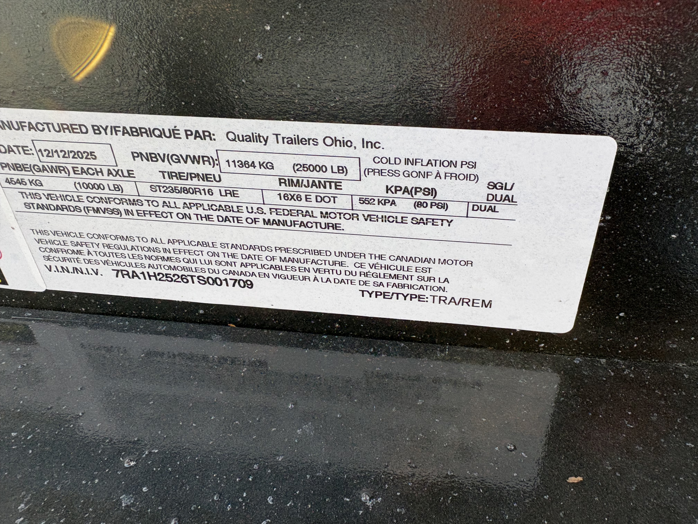 New 2026 Quality Trailers 25' 25K Dually Tandem Deckover Trailer