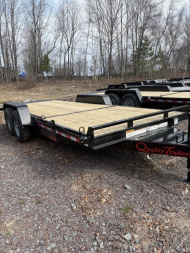 New 2025 Quality Trailers 82  x 20'6 (6' fixed front section and 15' tilting section) Equipment Trailer