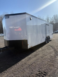 New 2025 Haulmark 8.5x24 HEAT w/Rear Spoiler and Blackout Package  Car / Racing Trailer
