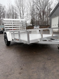 New 2025 Sport Haven 6x10 Deluxe Aluminum Utility Trailer