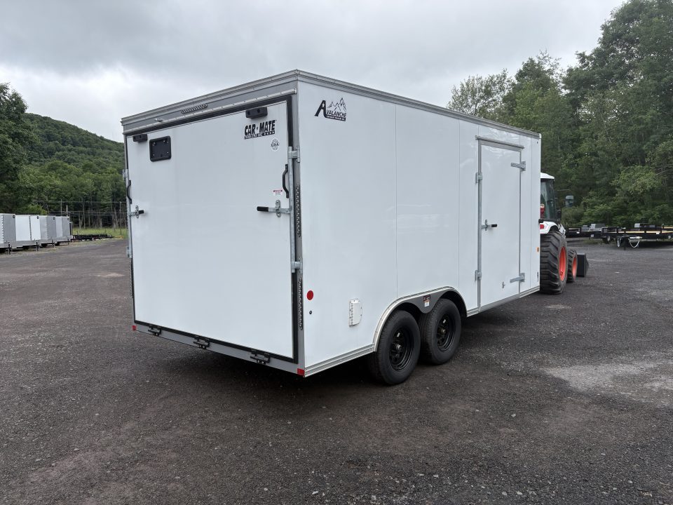 New 2025 Car Mate Trailers 8x16 6'6" Interior Avalanche Car / Racing Trailer