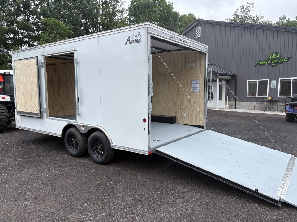 New 2025 Car Mate Trailers 8x16 6'6" Interior Avalanche Car / Racing Trailer