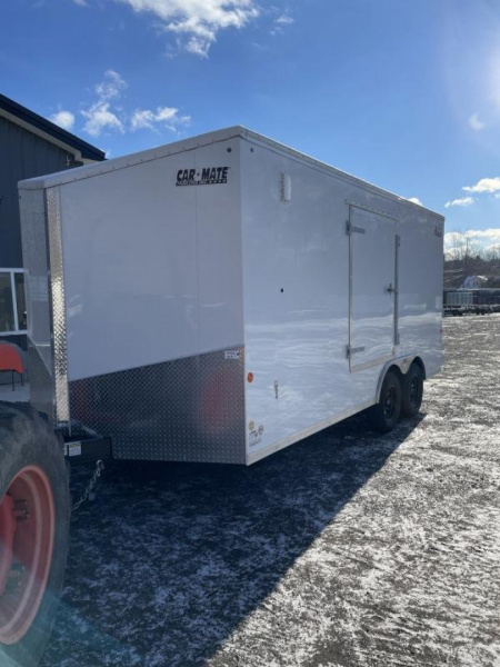 New 2025 Car Mate Trailers 8x16 6'6" Interior Avalanche Car / Racing Trailer