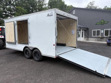 New 2025 Car Mate Trailers 8x16 6'6" Interior Avalanche Car / Racing Trailer