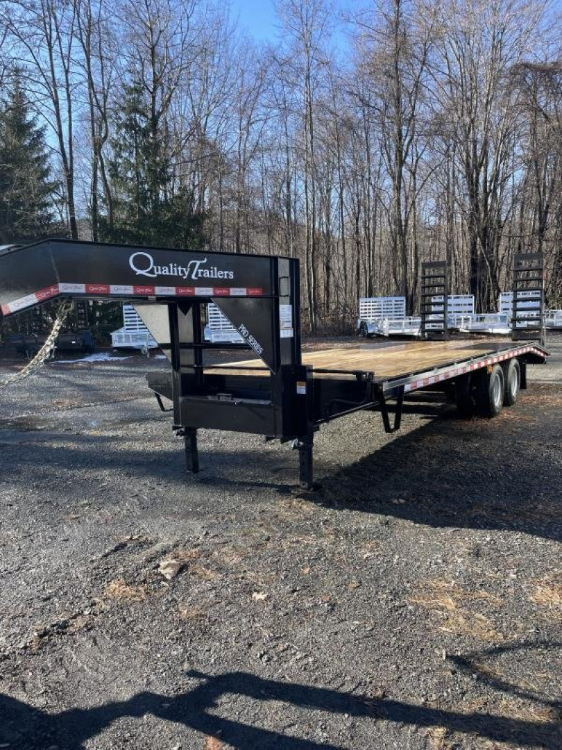 New 2025 Quality Trailers GOOSENECK 96" x 25' (20'+5' Dove Tail)  Deckover Trailer