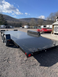New 2025 BWISE CH10 82x20 10K Full Steel Deck / Removable Fenders Car Hauler
