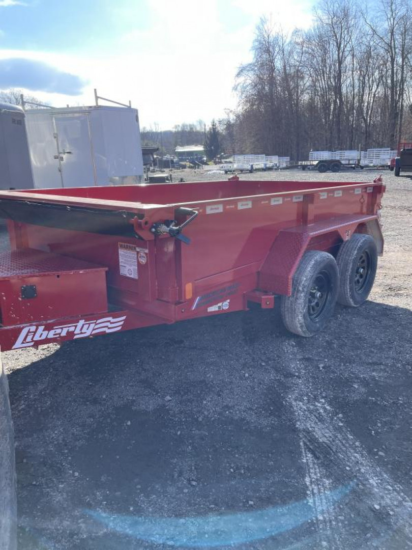 New 2025 Liberty 7K 6x10 Dump Trailer with Combo Gate, Ramps, Tarp and more!