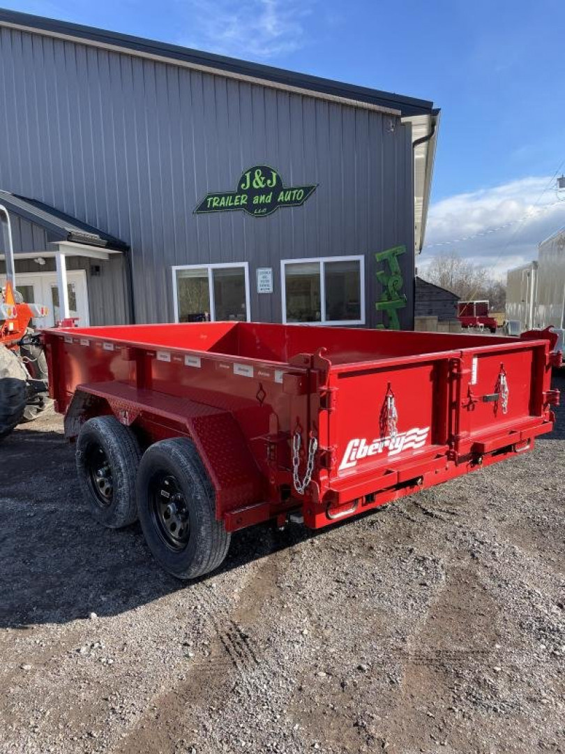 New 2025 Liberty 7K 6x10 Dump Trailer with Combo Gate, Ramps, Tarp and more!