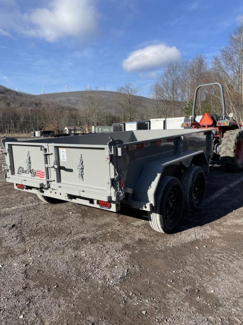 New 2025 Liberty 7K 6x10 Dump Trailer with Combo Gate, Ramps, Tarp and more!