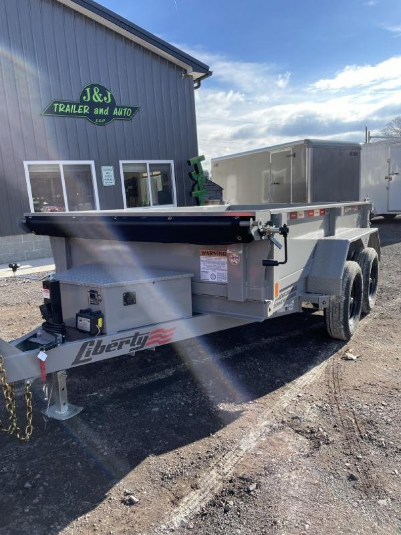 New 2025 Liberty 7K 6x10 Dump Trailer with Combo Gate, Ramps, Tarp and more!
