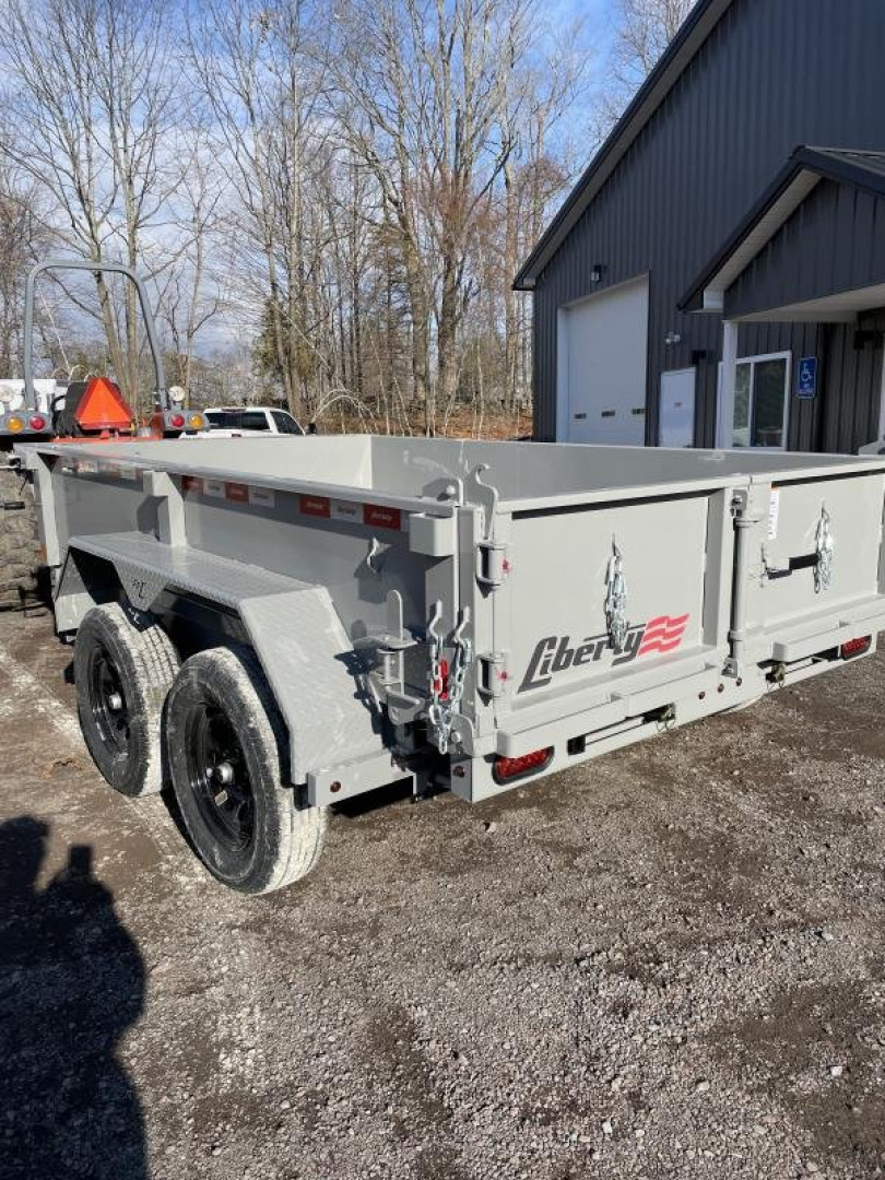 New 2025 Liberty 7K 6x10 Dump Trailer with Combo Gate, Ramps, Tarp and more!