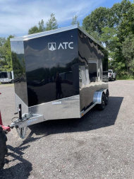New 2025 ATC 7.5 x 14 + 2 Wedge 7K 7' Interior Cargo / Enclosed Trailer