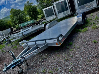 New 2023 High Country 8x20 Aluminum Car Hauler with Removable Fender