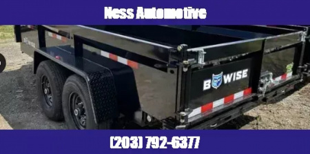 New 2025 BWISE DT714LP-LE-14 Dump Trailer