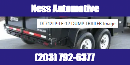 New 2025 BWISE DT712LP-LE-12 Dump Trailer