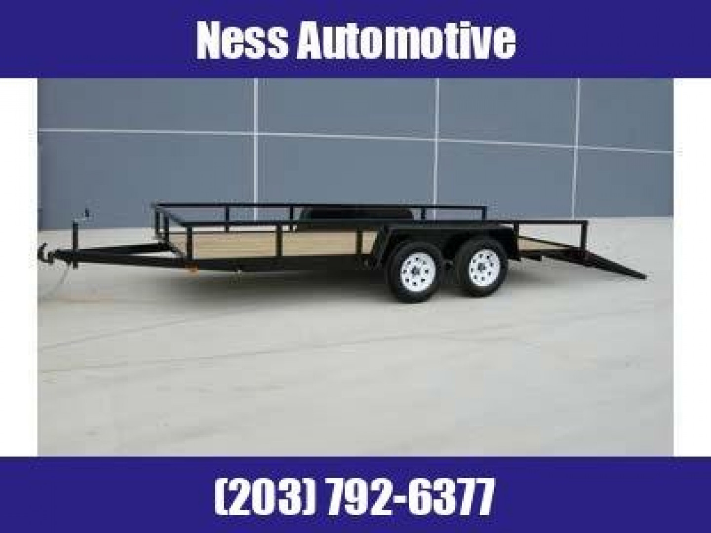 New 2024 BWISE UT-718 Utility Trailer