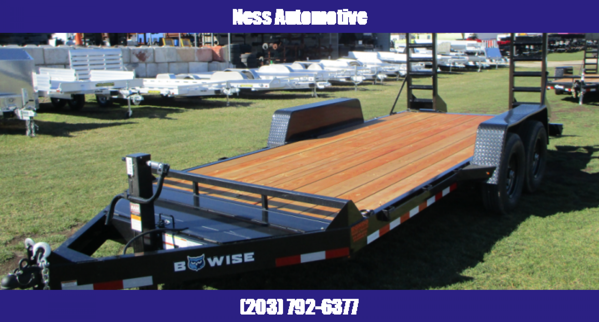 New 2024 BWISE EH16-14HD Equipment Trailer