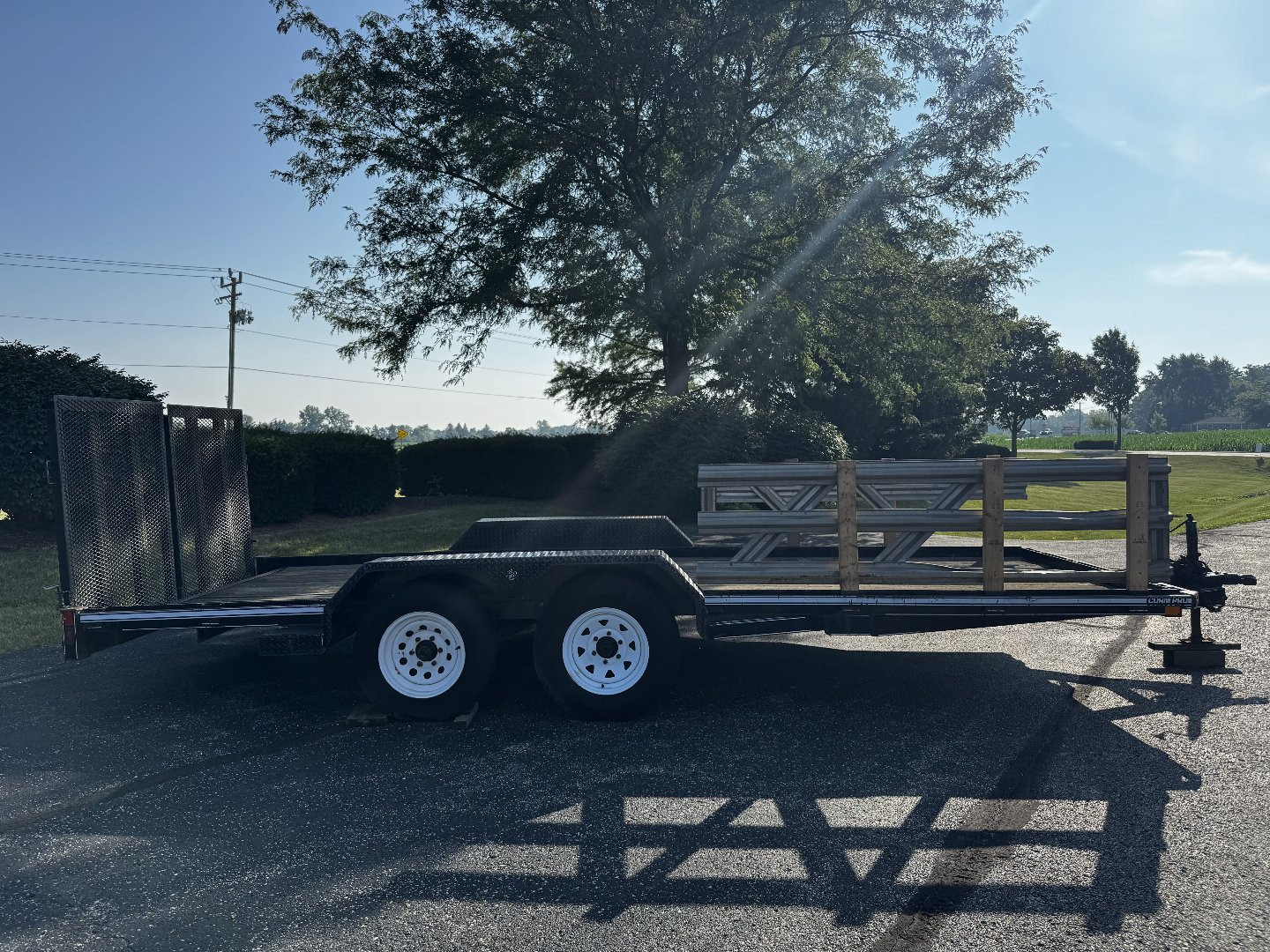 Used USED 1999 CornPro 79" x 18' Utility w/ Split Mesh Ramps