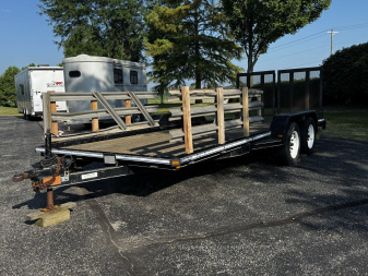 Used USED 1999 CornPro 79" x 18' Utility w/ Split Mesh Ramps