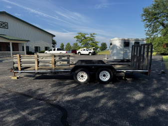 Used USED 1999 CornPro 79" x 18' Utility w/ Split Mesh Ramps