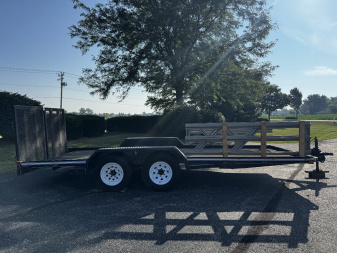 Used USED 1999 CornPro 79" x 18' Utility w/ Split Mesh Ramps