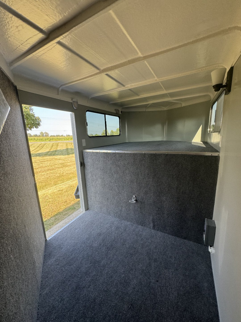 Used 2024 Hawk Elite 2 Horse Slant Trailer