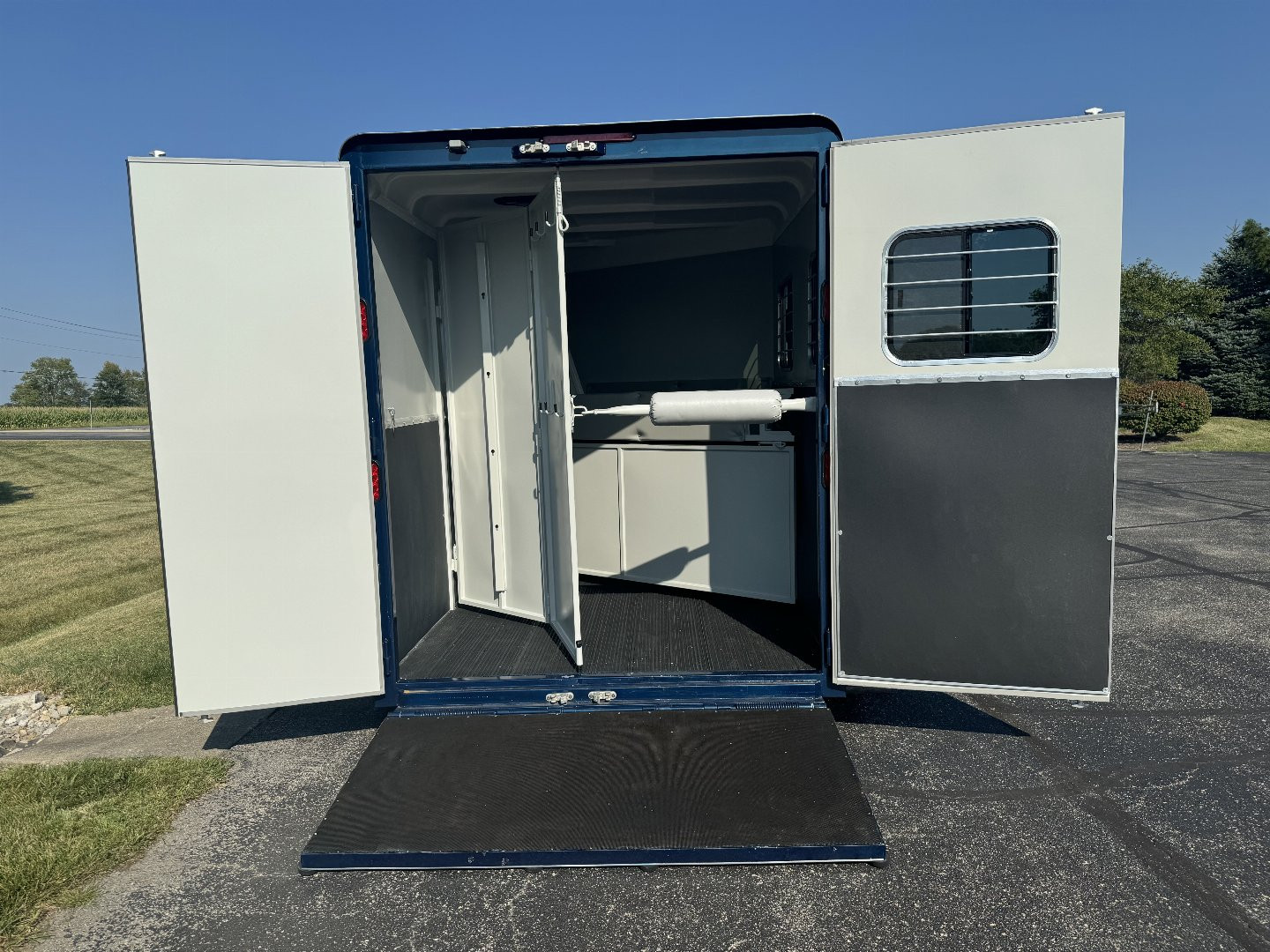 Used 2024 Hawk Elite 2 Horse Slant Trailer