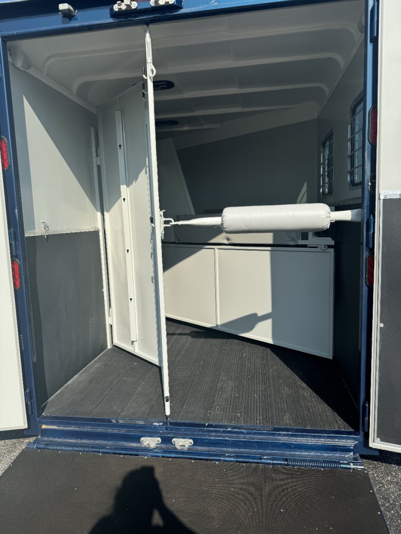 Used 2024 Hawk Elite 2 Horse Slant Trailer