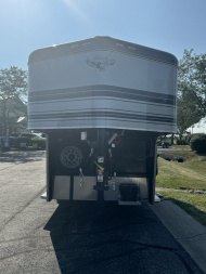 Used 2024 Hawk Elite 2 Horse Slant Trailer