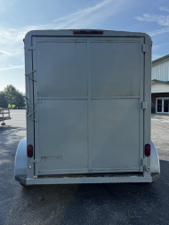 Used 1996 Grey Bison 2H Slant Horse Trailer w/ Tack Room