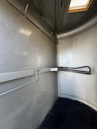 Used 1996 Grey Bison 2H Slant Horse Trailer w/ Tack Room