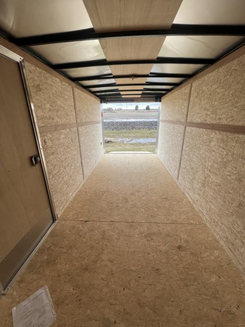 New 2023 White Pace American 7' x 14' TA Cargo Trailer